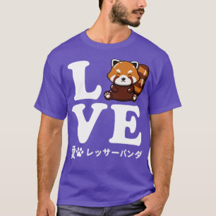 T-shirt Love Red Panda 2