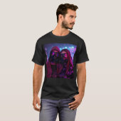 T-shirt LOVE & RESISTANCE Weegie Techno Romantics (Devant entier)