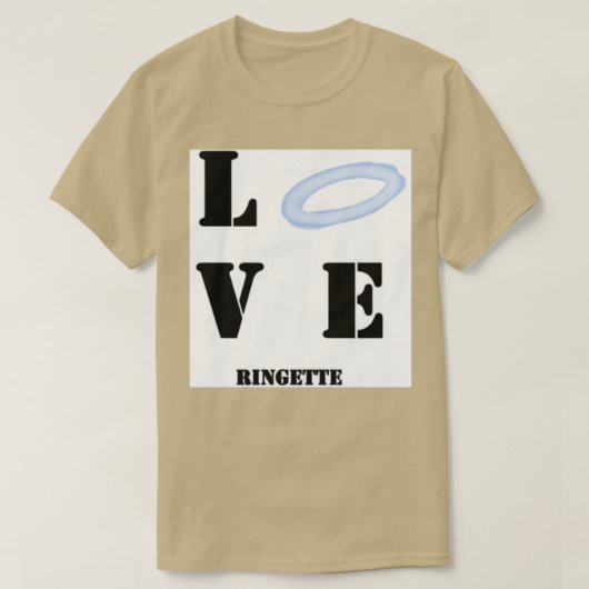 T-shirt Love Ringette (Design devant)