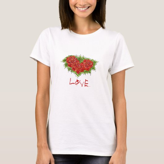 T-shirt Love Rose Tank (Devant)