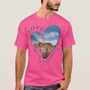 T-shirt Love Rovinj Croatie