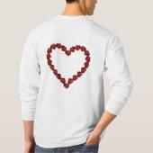 T-shirt Love - Ruby Gemstone Lettering (Dos)