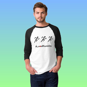 T-shirt Love Runner slogan runners