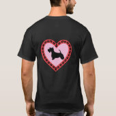 T-shirt Love Scottish Terrier (Dos)