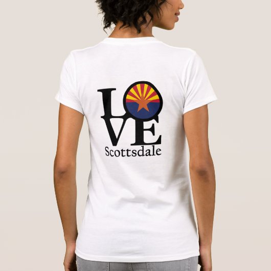 T-shirt LOVE Scottsdale (Dos)