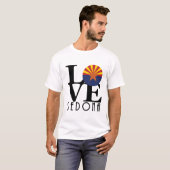 T-shirt LOVE Sedona Arizona (Devant entier)