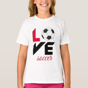 T-shirt Love soccer