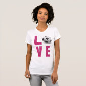 T-shirt Love Soccer (Devant entier)