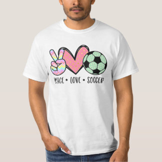 T-shirt Love Soccer mignonne