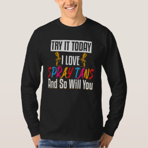 T-shirt Love Spray Tans Airbrush Aujourd'hui Airbrush Arti