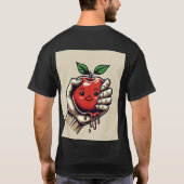 T-shirt Love Squeeze: Red Apple Tattoo Graphic (Dos)