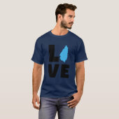 T-shirt Love St Lucia (Devant entier)