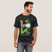 T-shirt Love St Patrick's Day Shamrock Daycare Teacher Gno (Devant entier)