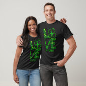T-shirt Love Stethoscope Syringe Dsp St Patrick S Day (Unisexe)