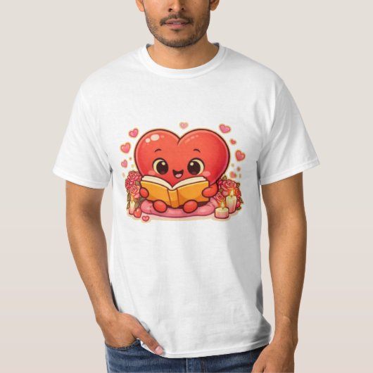 T-shirt Love Stories Begin Within the Heart (Devant)