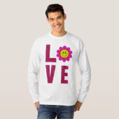 T-shirt Love Sunflower (Devant entier)