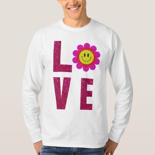 T-shirt Love Sunflower (Devant)
