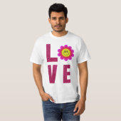 T-shirt Love Sunflower (Devant entier)