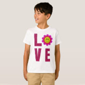 T-shirt Love Sunflower (Devant entier)