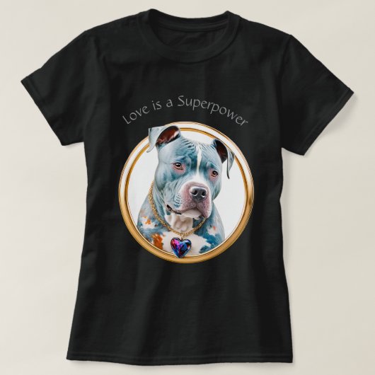 T-shirt Love Superpower 01 (Design devant)