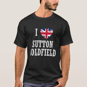 T-shirt Love Sutton Coldfield Angleterre Union Jack Drapea