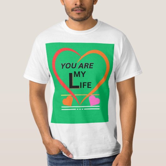 T-shirt Love T Shirt Design (Devant)