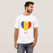 T-shirt Love Tchad (Devant entier)