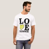 T-shirt Love Tennis (Devant entier)