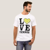 T-shirt Love Tennis (Devant entier)