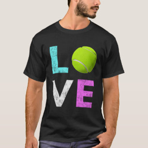 T-shirt Love Tennis Best