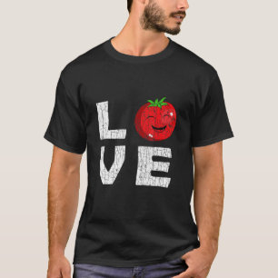 T-shirt Love Tomato Gardener Jardinage Graphic
