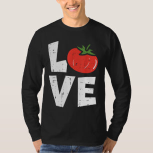 T-shirt Love Tomato Gardening Vegetable Plant Gardener Men