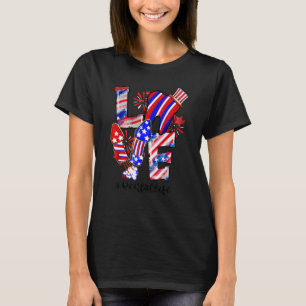 T-shirt Love Tooth Fireworks Dental Life Dentist 4th Of J