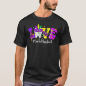 T-shirt LOVE Tooth Wear Mask Dental Assistant Mardi Gras B (Devant)