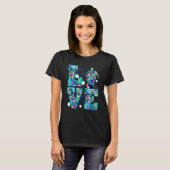 T-shirt Love Turtle Turtle Animal Turtle Imprimer (Devant entier)