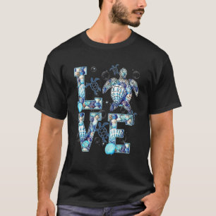T-shirt Love Turtles Drôle Amoureux des animaux Turtle mig