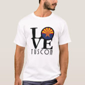 T-shirt LOVE Tuscon Arizona (Devant)