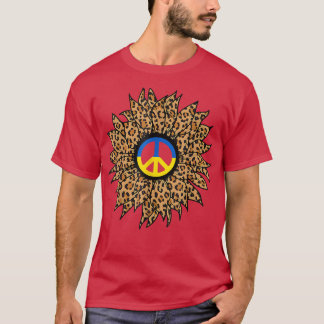 T-shirt LOVE Ukraine Sunflower Ukraine Drapeau Stand avec 