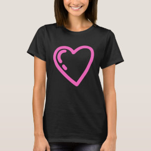 T-shirt Love Valentine's Day Couple Relation Coeur dans
