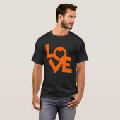 T-shirt Love Valentine's Day Couple Relation Coeur dans (Devant entier)