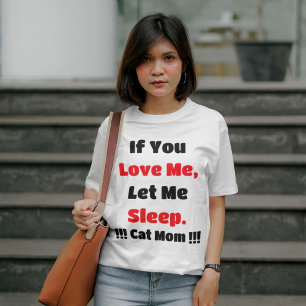 T-shirt Love Valentines Jour tenue drôle Chat personnalisé