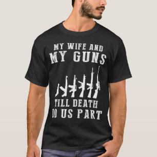 T-shirt Love verrouillée et chargée - My Wife and Guns Til
