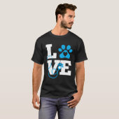T-shirt Love Vet Tech Week Enseignant Pri (Devant entier)