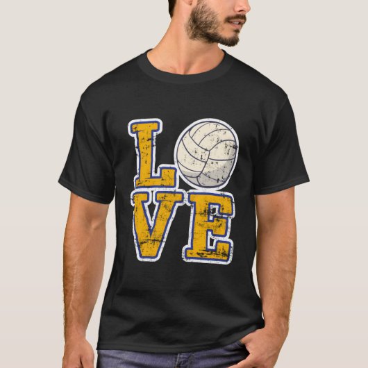 T-shirt Love Volleyball (Devant)