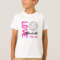 Love Volleyball Street Style Unisex Kids Tee