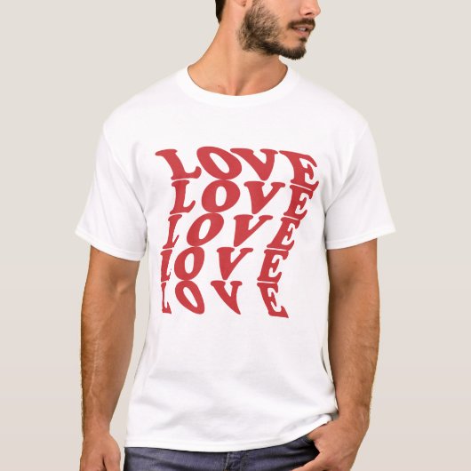 T-shirt Love Waves (Devant)