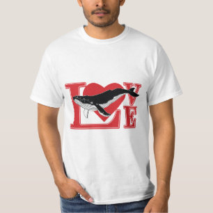 T-shirt Love Whales
