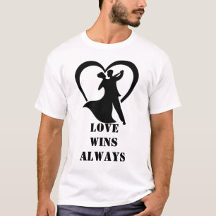 T-shirt Love Wins Always Freefit Motivational Co