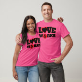 T-shirt Love Works 2 Pickleball (Unisexe)