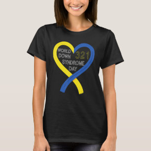T-shirt Love World Down Syndrome Day de sensibilisation Am